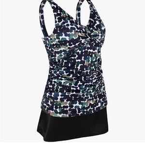 JINXUEER Women’s Plus Size Swimwear Floral Tankini